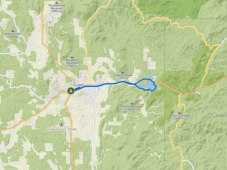 Stockade Lake via Custer State Park Spur — Custer State Park | ride ...